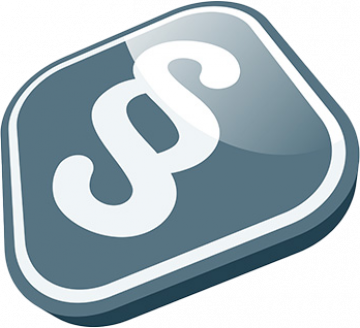 A white paragraph symbol on a dimensional grey icon with rounded corners.